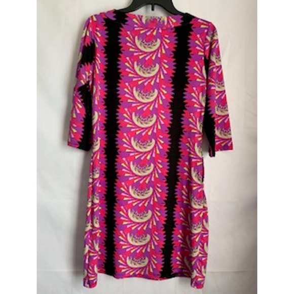 Tracy Negoshian Barbie Pink Printed Oversized XS Knee Length Womens Dress - Picture 6 of 7